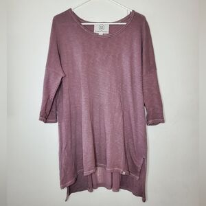 Sloane Rouge Lagenlook Tunic Top Size Medium